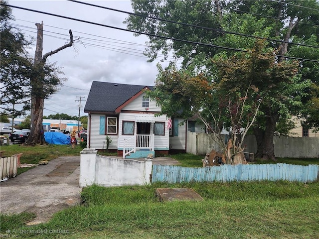 view of bungalow-style house