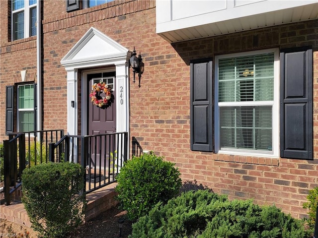 view of entrance to property