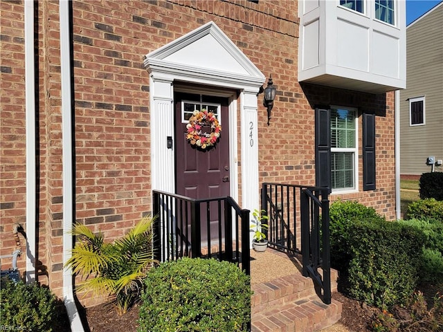 view of entrance to property