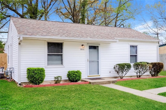 5111 81st St, Hampton, VA 23605 - view of front of property with roof with shingles