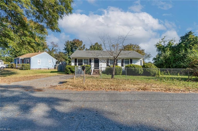 view of ranch-style home