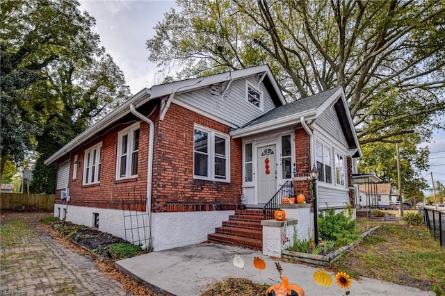 view of bungalow