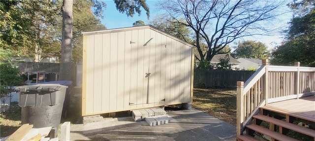 view of outbuilding