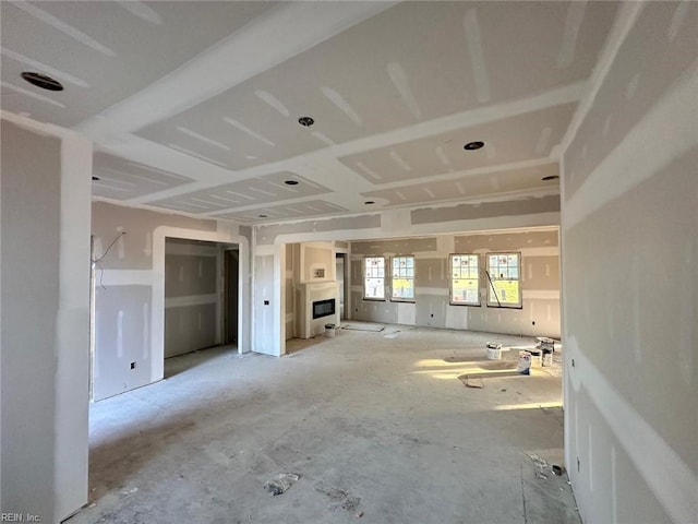 view of unfurnished living room