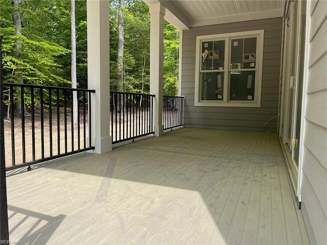 exterior space featuring covered porch
