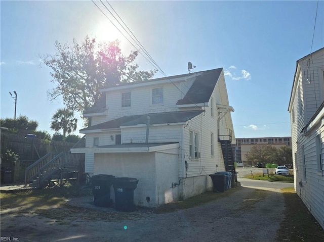 view of rear view of house