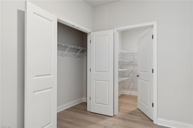 view of closet