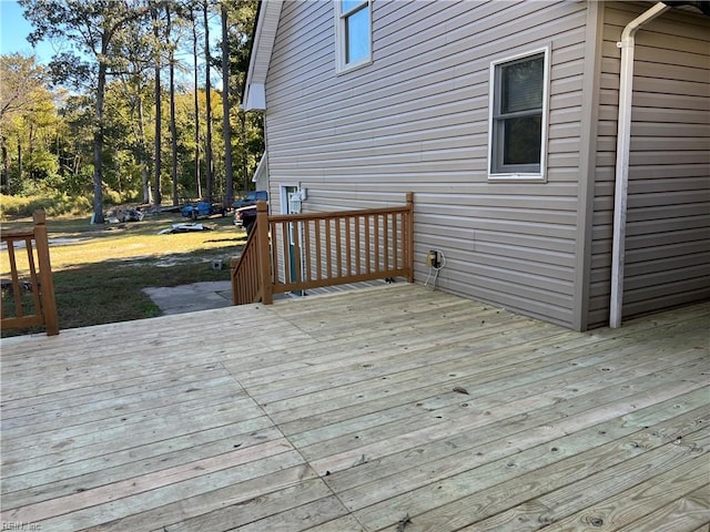 view of deck