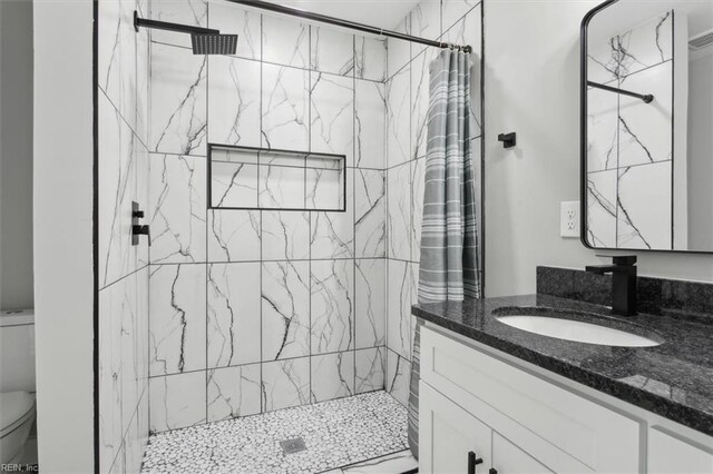 318 Sycamore Ave, Newport News, VA 23607 - full bath featuring toilet, a stall shower, and vanity