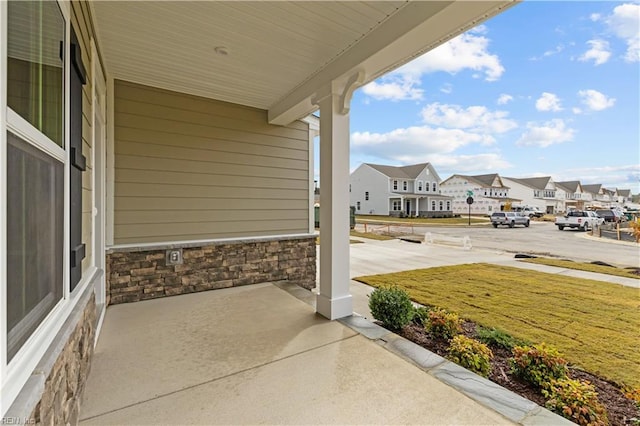 view of patio / terrace featuring a porch