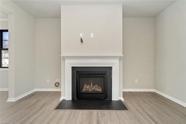 room details featuring hardwood / wood-style flooring