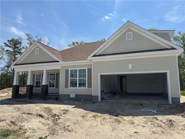 5033 Annapolis Dr, Chesapeake, VA 23321 - craftsman house with covered porch and a garage