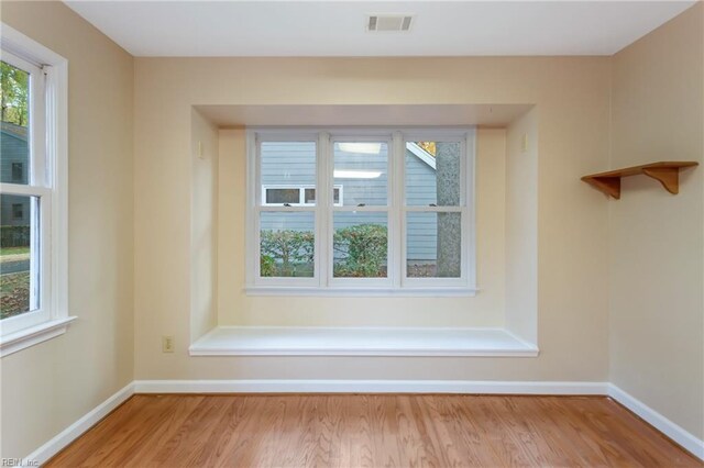 interior details with wood-type flooring