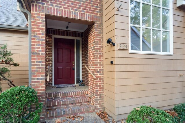 view of entrance to property