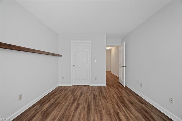157 Atlantic Ave Unit B2, Hampton, VA 23664 - empty room with dark wood-style flooring and baseboards