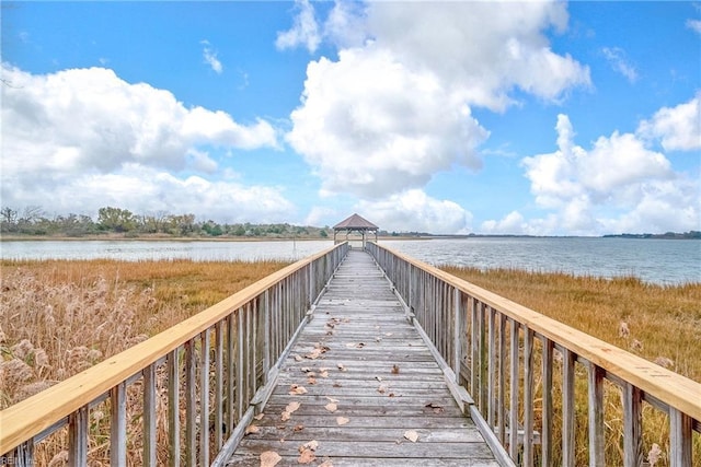 157 Atlantic Ave Unit B2, Hampton, VA 23664 - dock with a gazebo and a water view