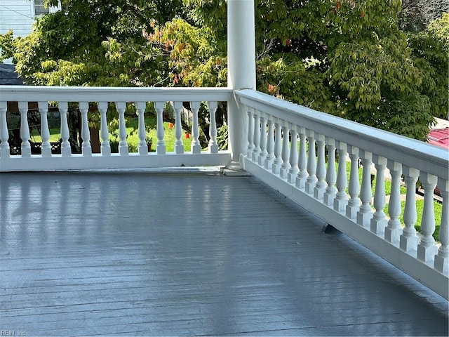 view of deck