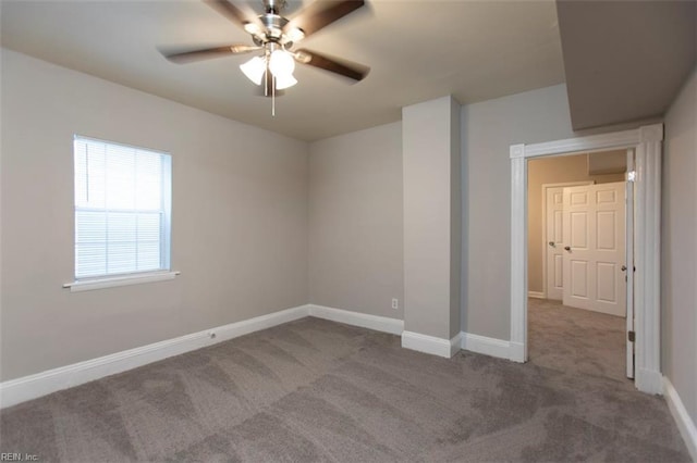 228 Libby St, Hampton, VA 23663 - unfurnished room featuring carpet flooring, ceiling fan, and baseboards