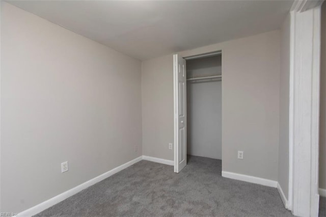 228 Libby St, Hampton, VA 23663 - unfurnished bedroom featuring carpet floors, baseboards, and a closet