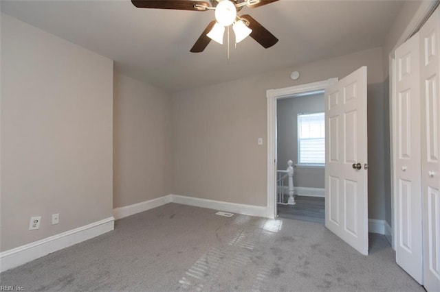 228 Libby St, Hampton, VA 23663 - unfurnished room featuring light carpet, a ceiling fan, and baseboards