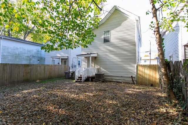 view of back of property