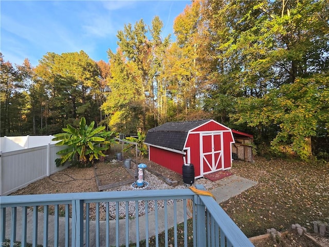 view of outbuilding