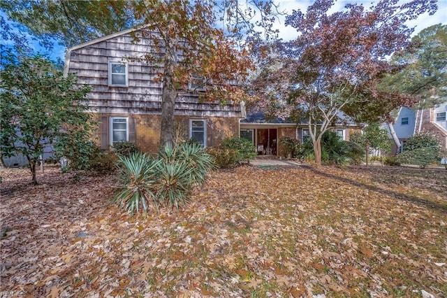 view of front of home