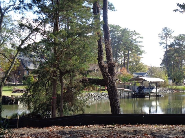 view of water feature