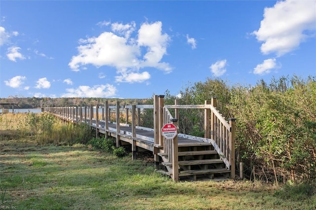 view of deck