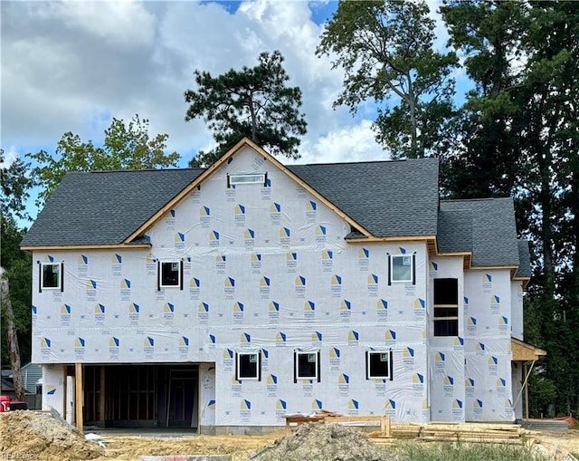 view of property under construction