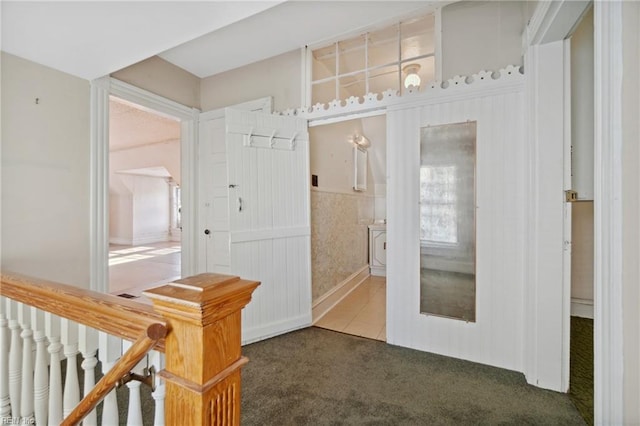 interior space featuring tile patterned floors