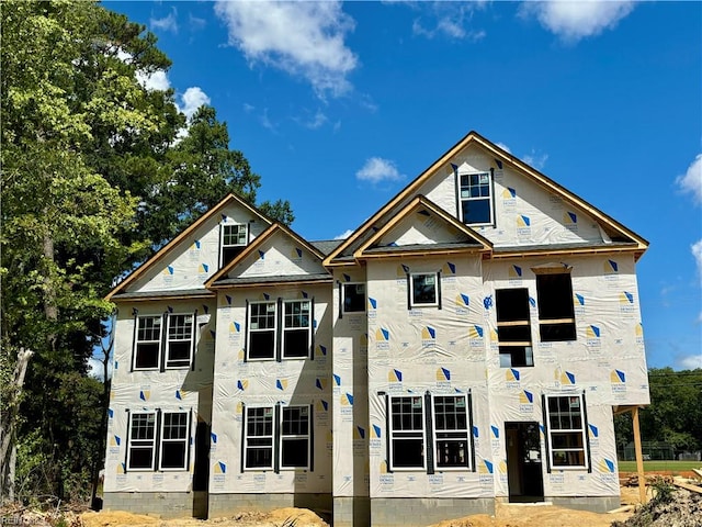 view of property in mid-construction