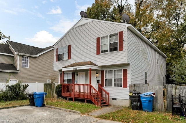 view of front of house