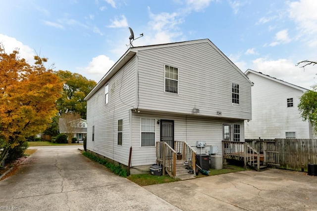 view of rear view of house