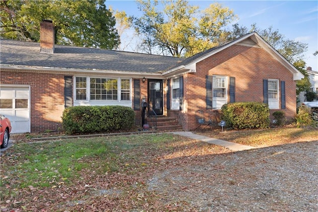 view of ranch-style home