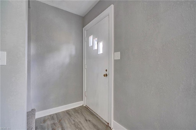 entryway featuring light hardwood / wood-style floors