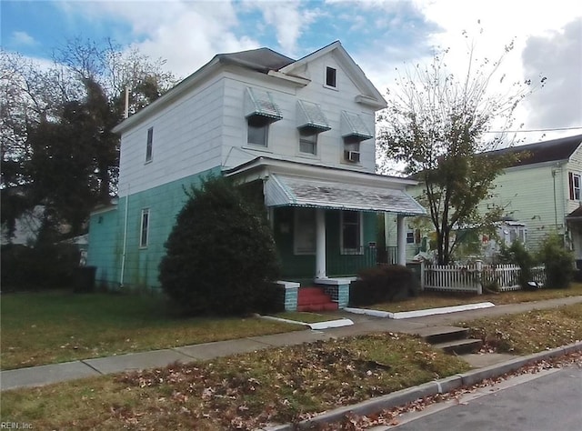 view of front of property