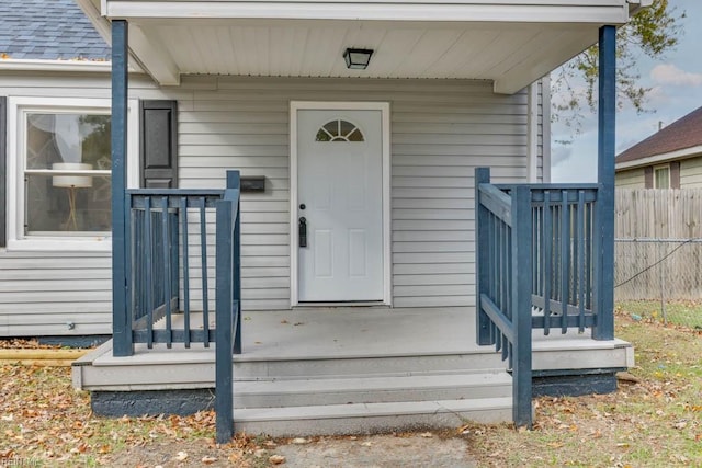 view of entrance to property