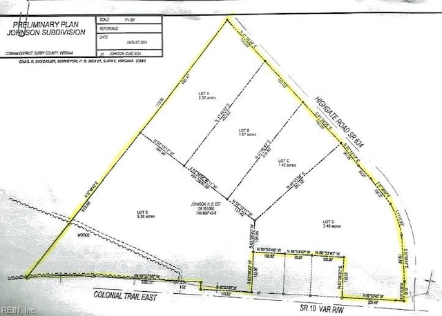 14.15 Colonial Trl, Surry VA, 23883 land for sale