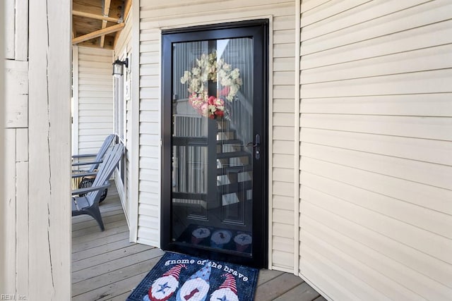 view of entrance to property