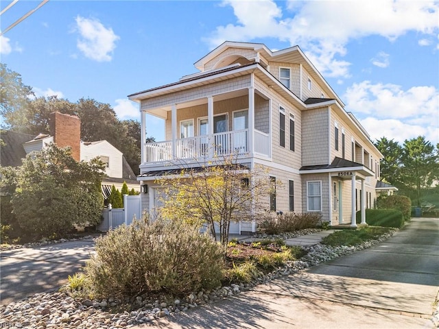 view of front of home