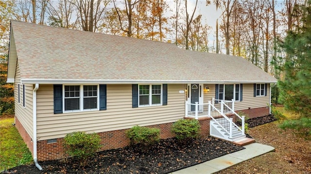 view of front of home