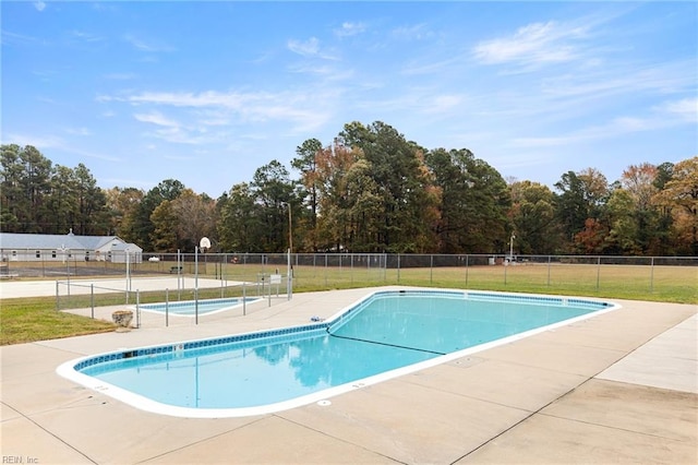 view of pool