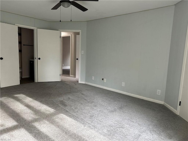 1049 Brandon Ave, Norfolk, VA 23507 - unfurnished bedroom with carpet floors and a ceiling fan