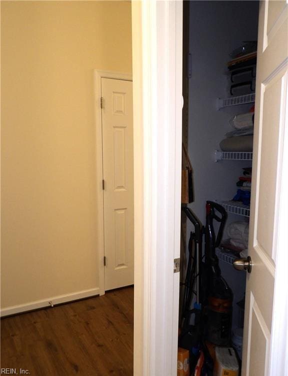 view of closet