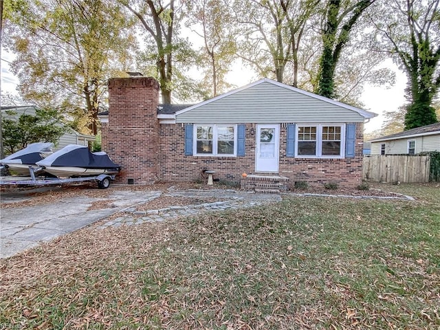 view of front of property