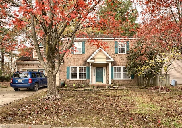 view of front of property