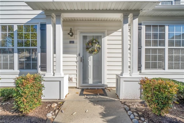 view of property entrance