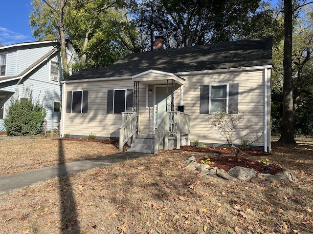 view of front of property