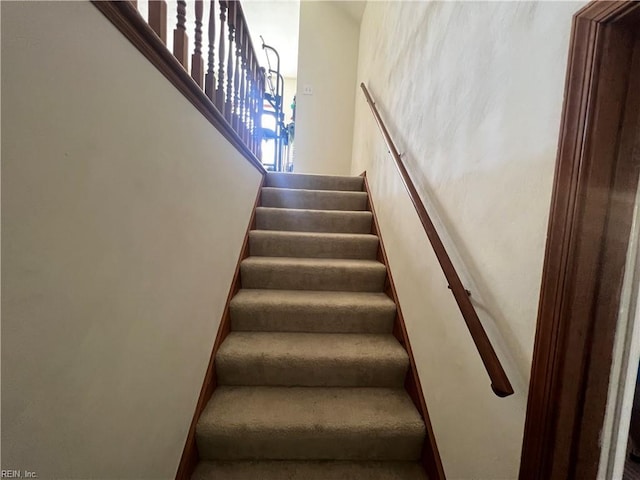 view of stairs